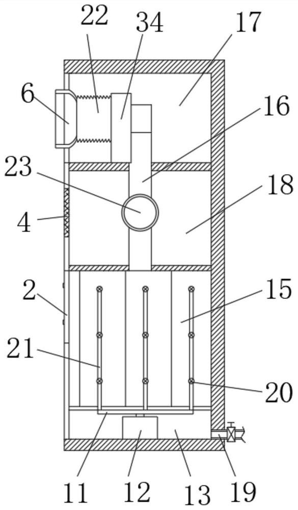 Construction technology and device for blocking virus aerosol transmission