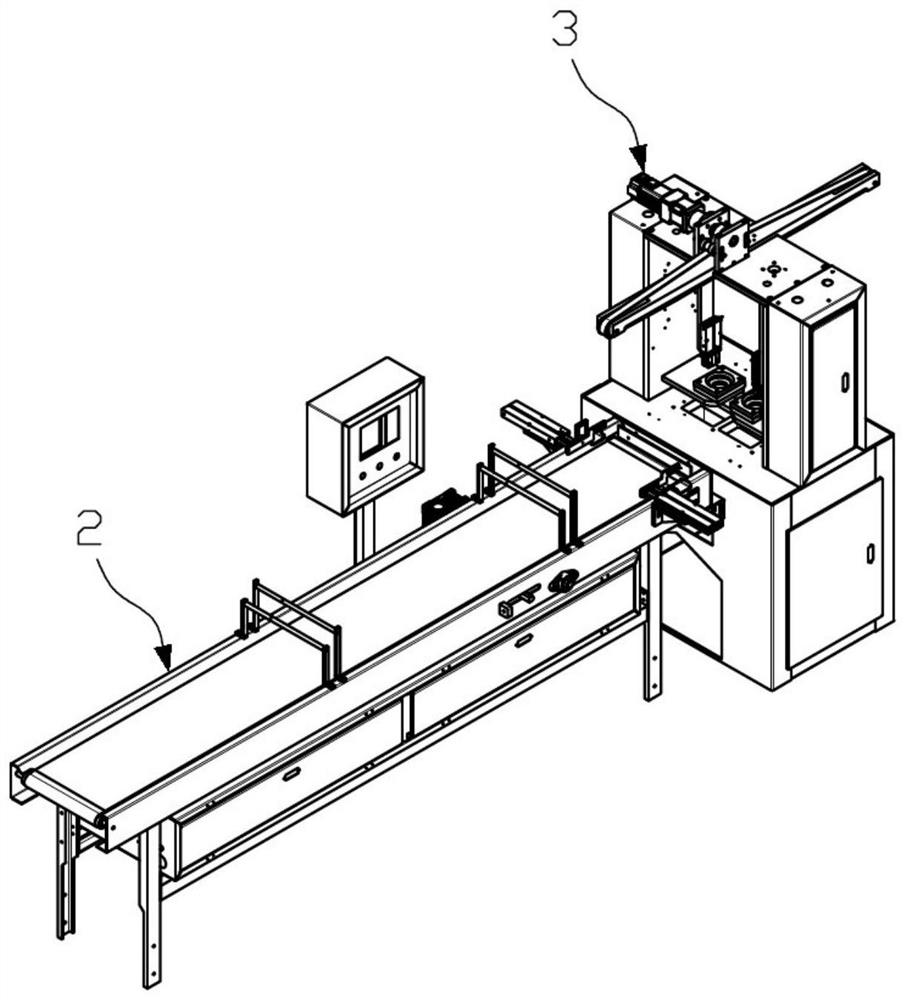 Ultrasonic material distributing machine applied to the die castings