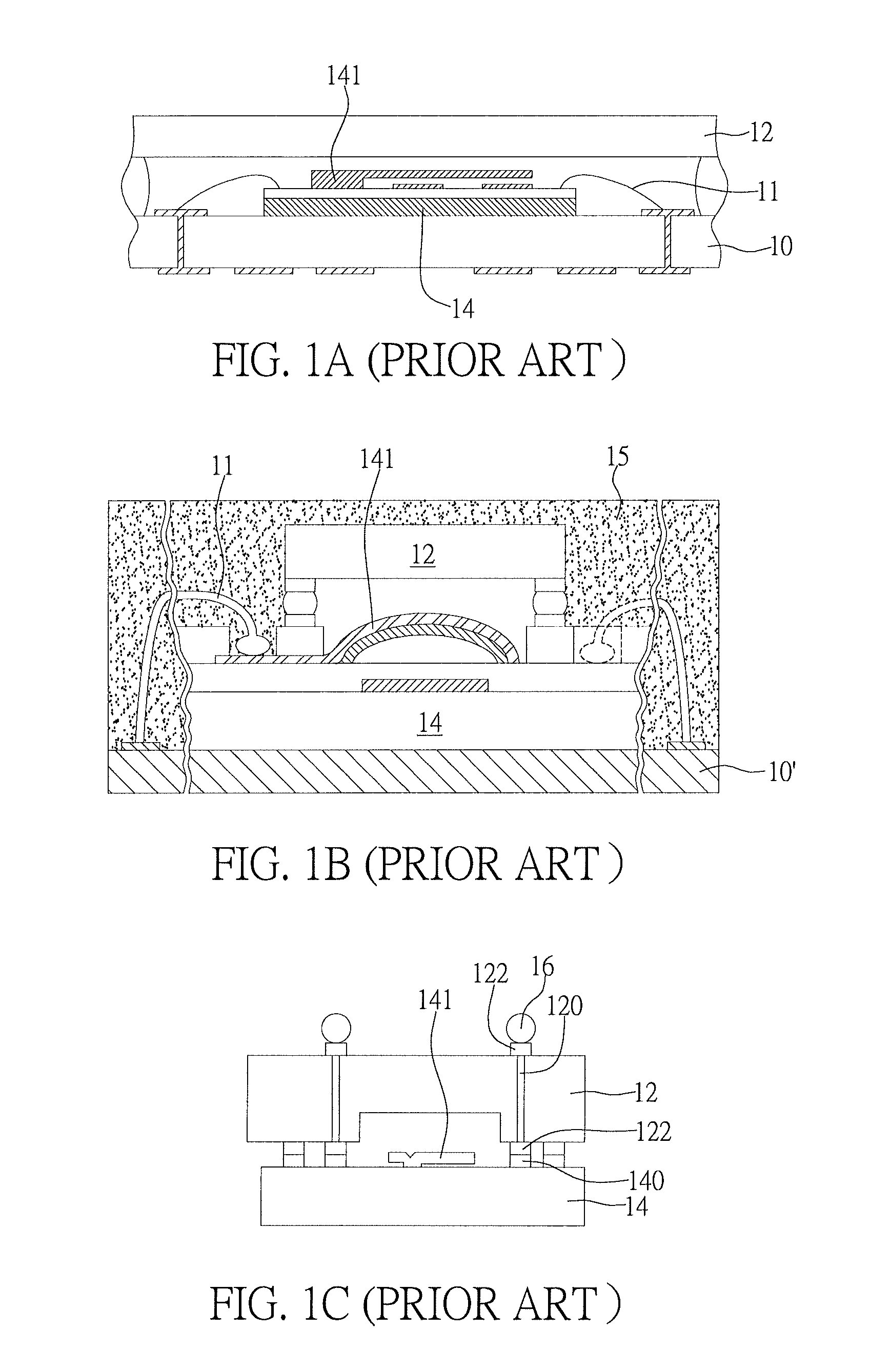 Package structure having micro-electromechanical element and fabrication method thereof