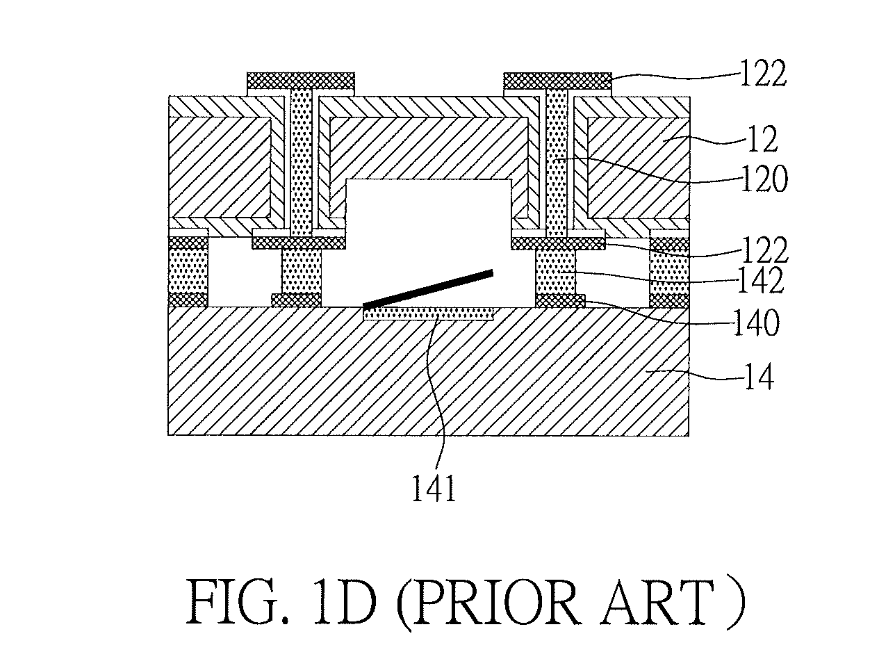 Package structure having micro-electromechanical element and fabrication method thereof