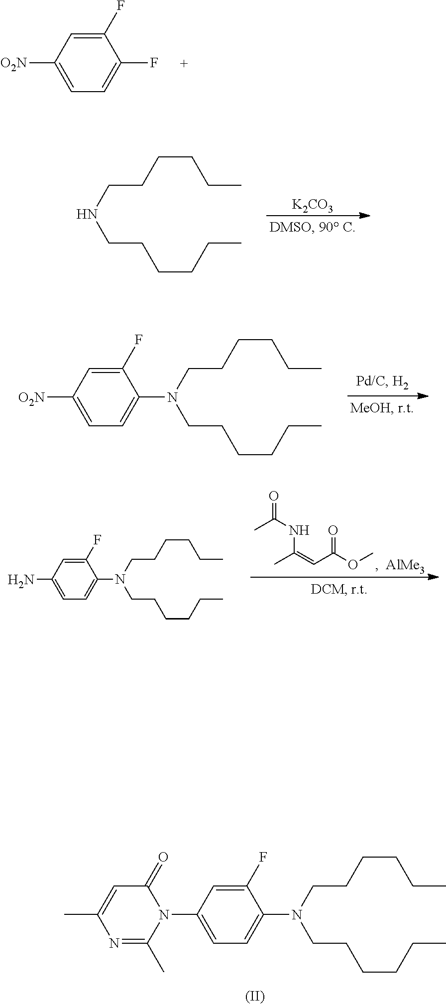 Method for preparing pyrimidone compound