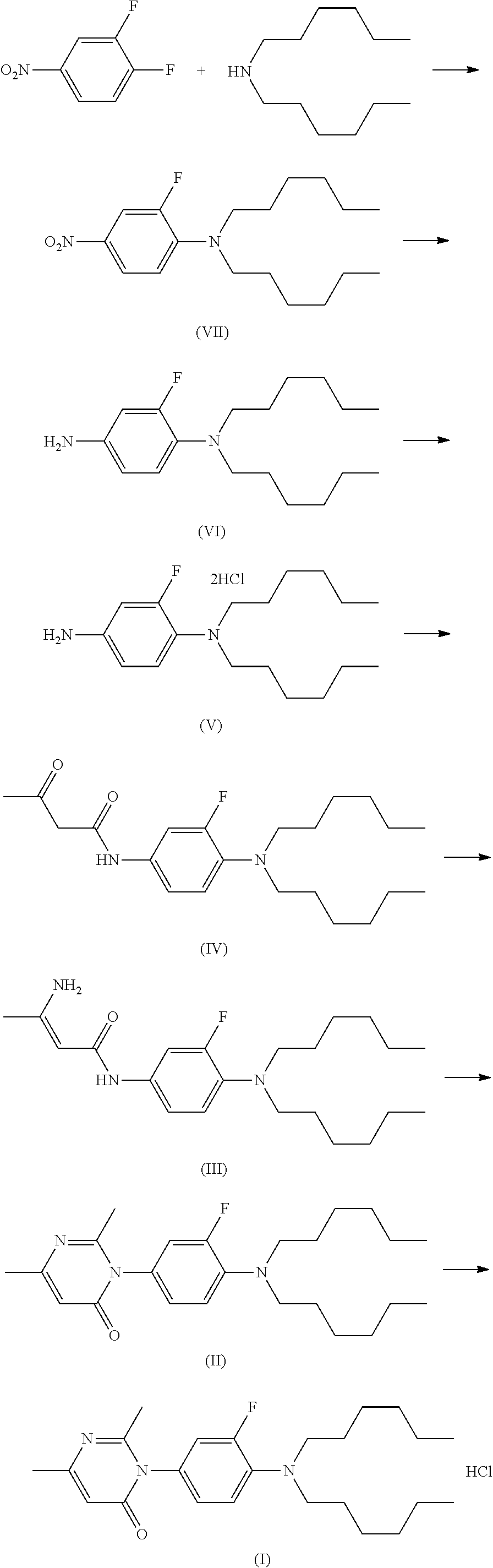 Method for preparing pyrimidone compound