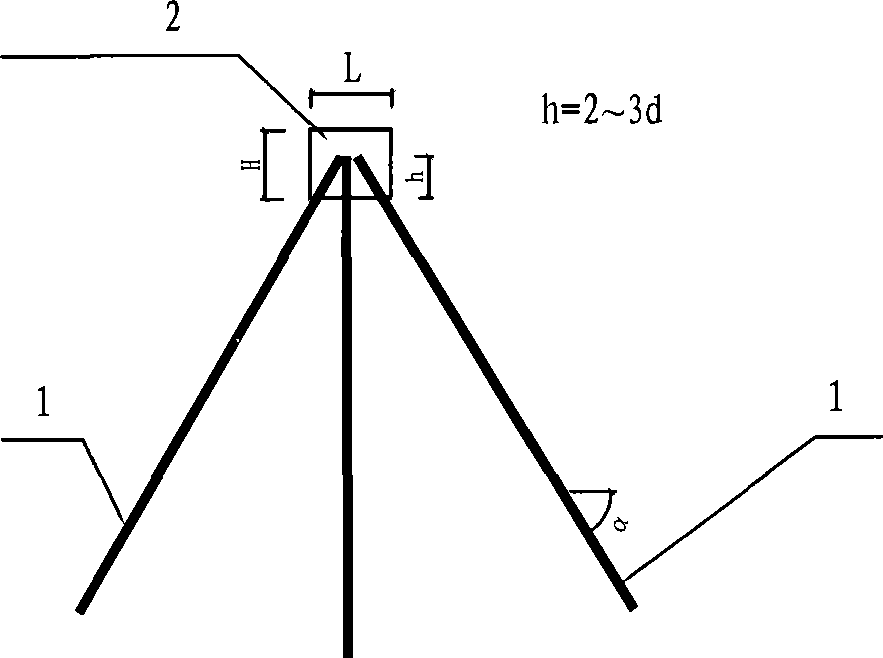 Anchor pipe skeleton and its support method