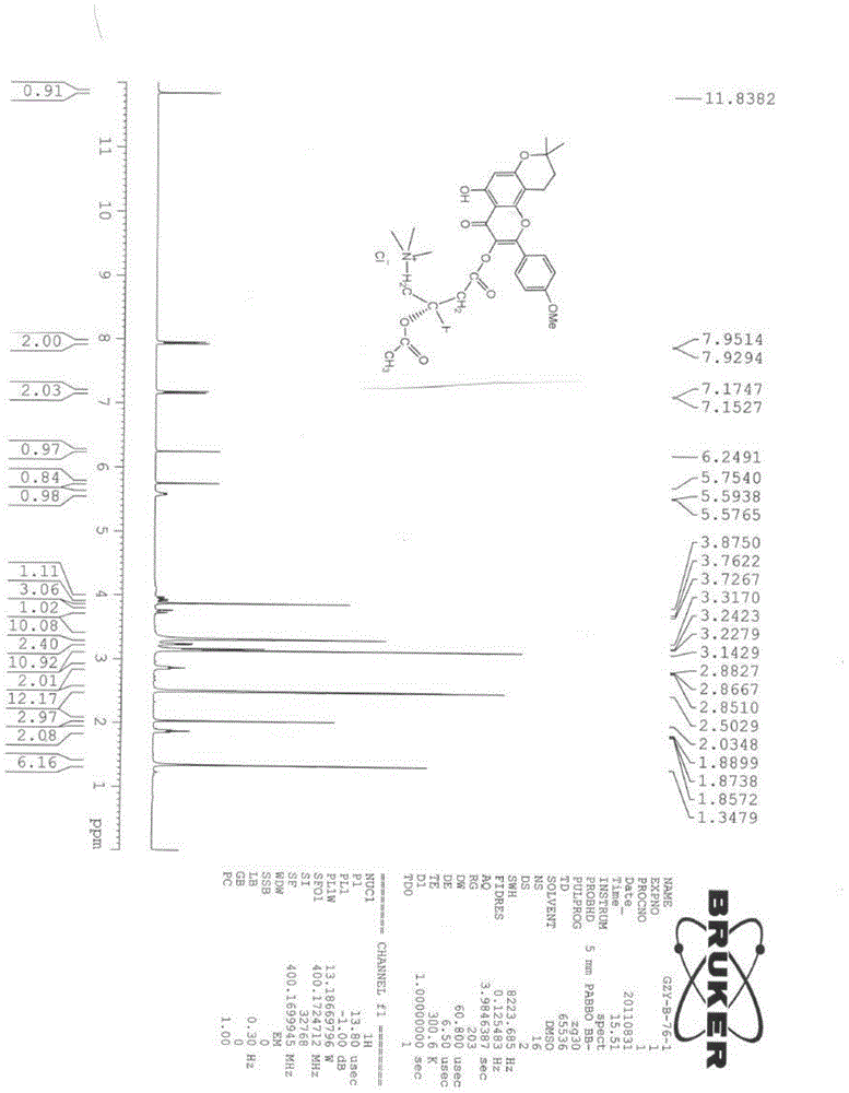 Flavonoid compound, preparation method and application thereof