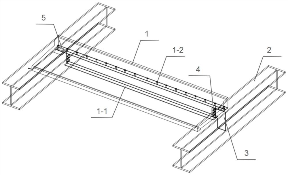 Prefabricated assembly type stand plate connecting structure
