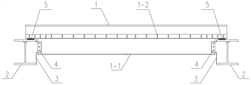Prefabricated assembly type stand plate connecting structure