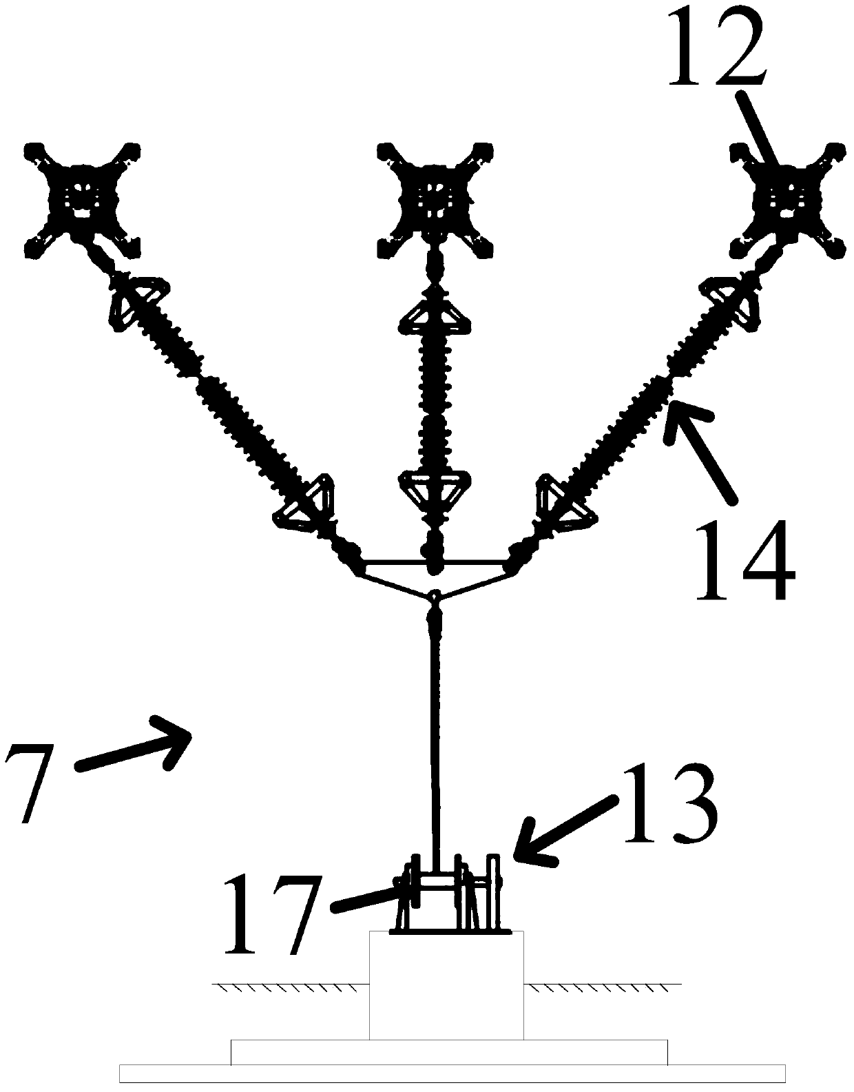 A kind of weathering steel transmission tower