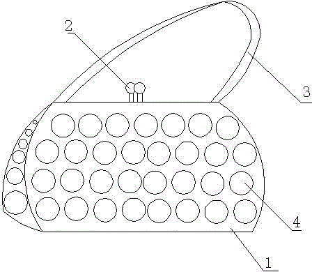 Anti-deformation and anti-static pearl bag