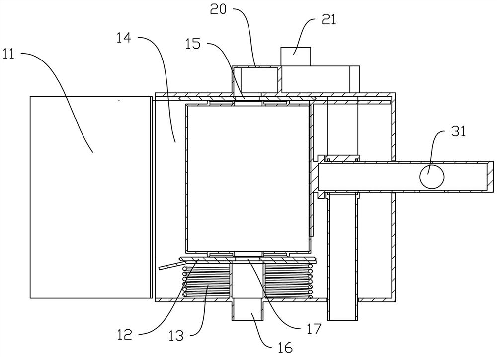 A device and method for replacing a medicine tank