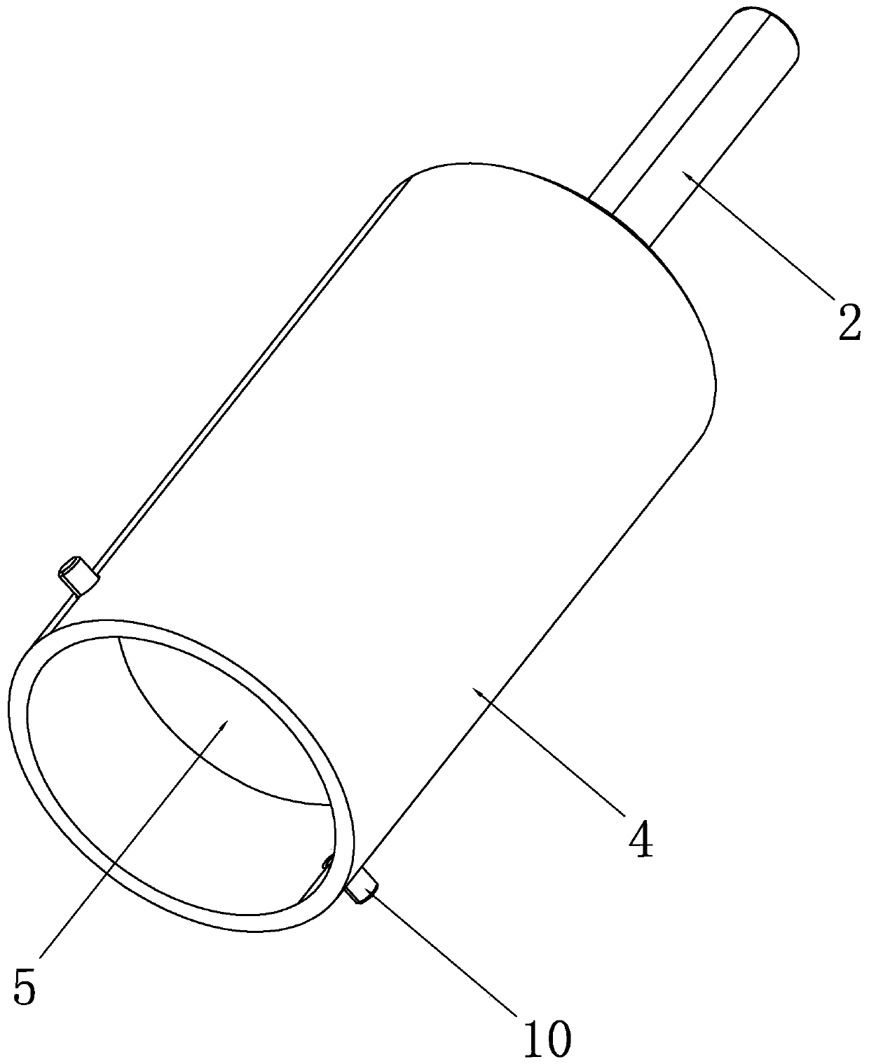 Data line auxiliary embedding device