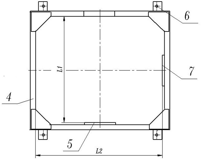 Installation datum conversion device