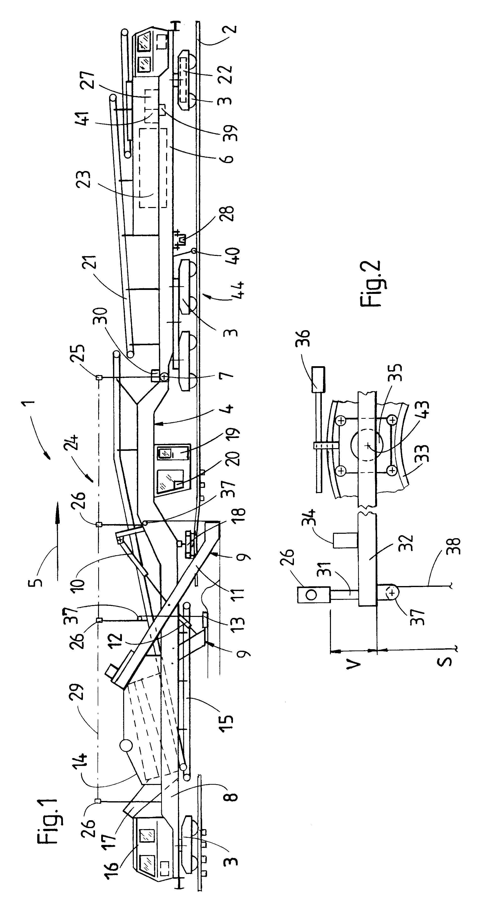 Machine and method for rehabilitating a ballast bed