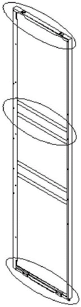 Elevator door sheet structure matched with sill during use