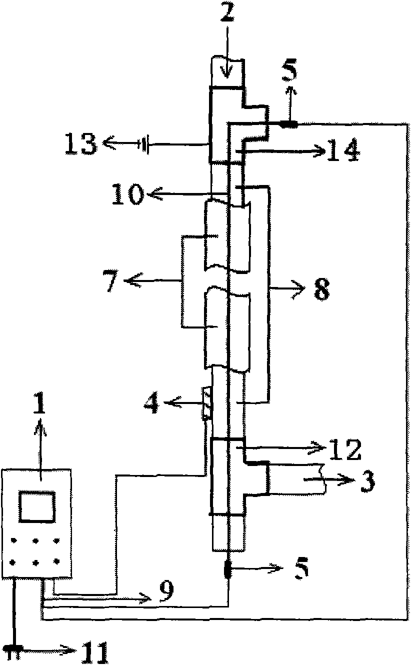 Heating constant-temperature system for hot water pipeline