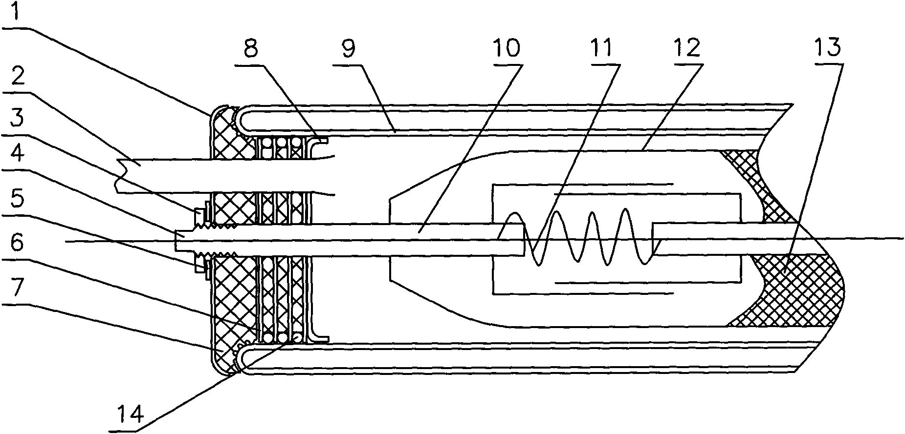 Solar water heater with through-type dual-opening vacuum tubes