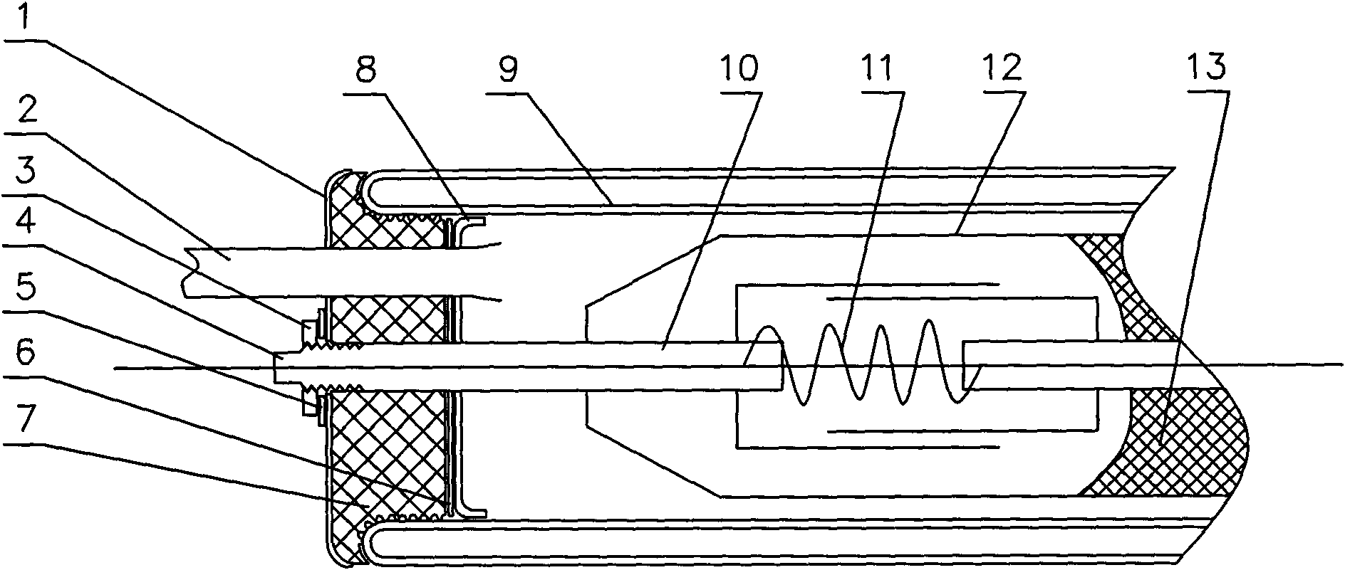 Solar water heater with through-type dual-opening vacuum tubes