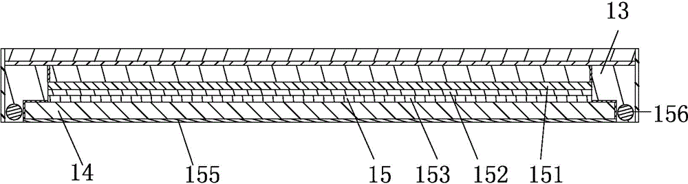 Integrated fully-sealed liquid crystal screen and manufacturing process for same