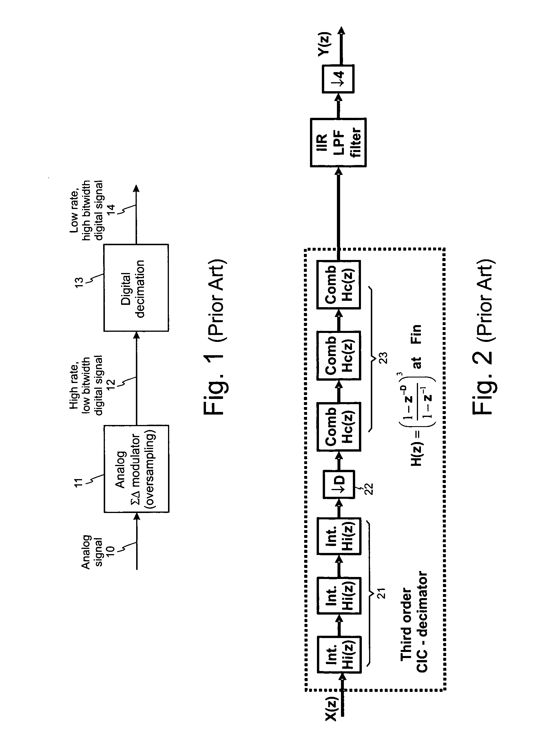Sample rate converter for reducing the sampling frequency of a signal by a fractional number