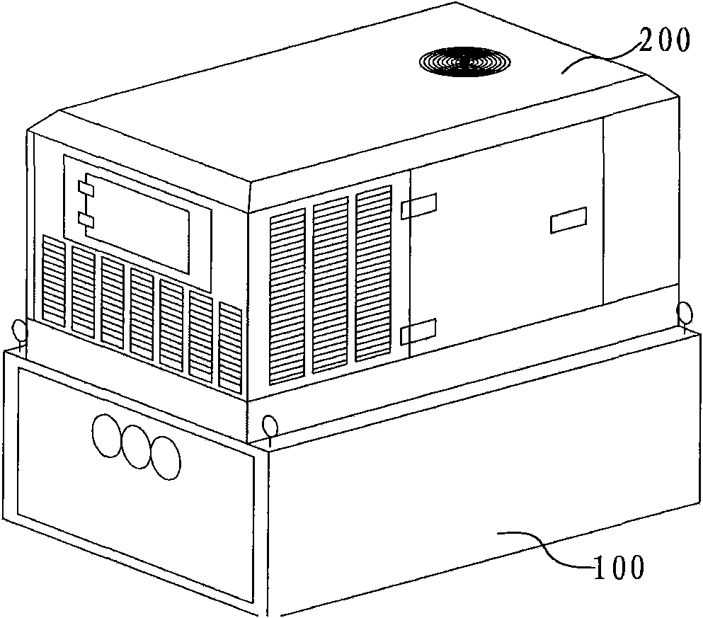 Miniature integrated generator set and power supply control method