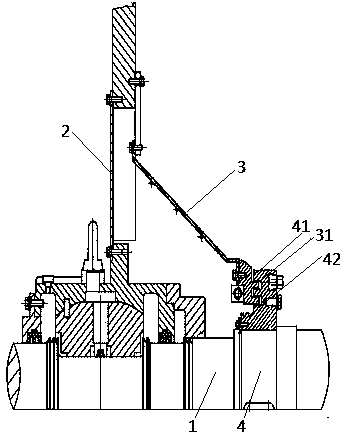 High-speed motor bearing sealing device