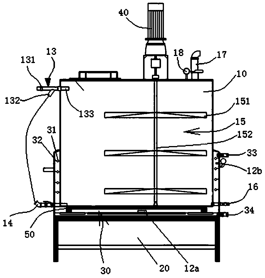 Uniformly-heating logarithmic fermentation tank