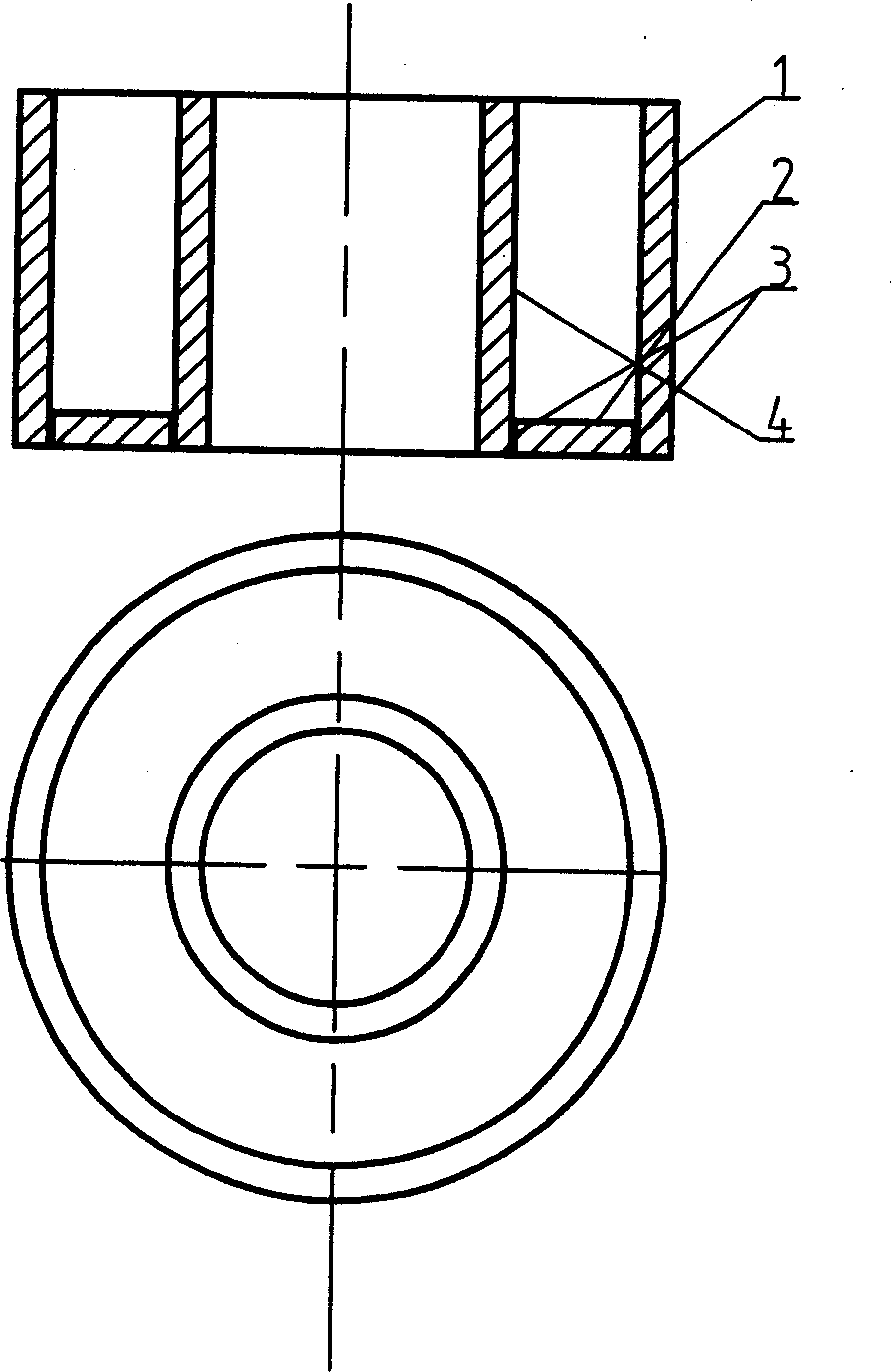 Glass fish bowl and its manufacturing method