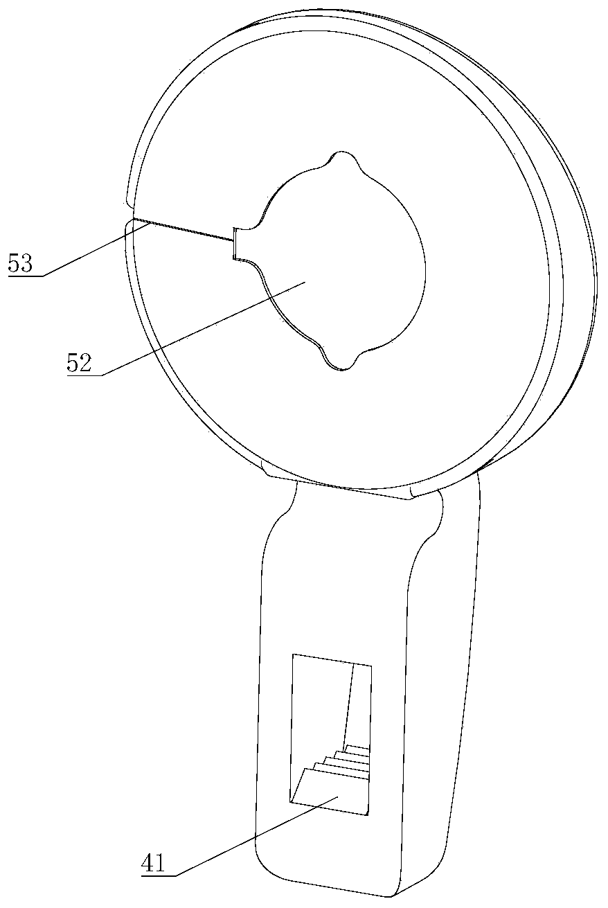 Elastic clamping-type blood oxygen monitoring probe fixing device and using method