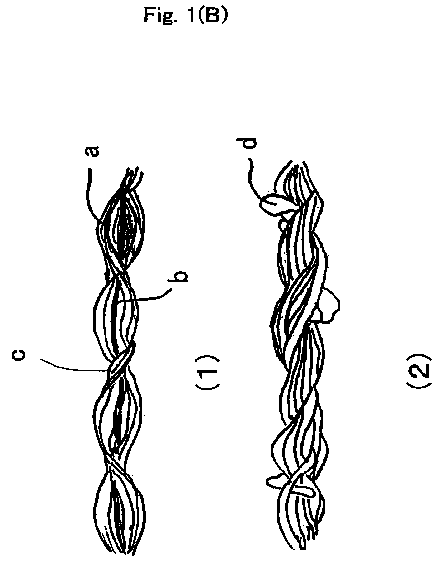 Sewing thread and process for producing the same