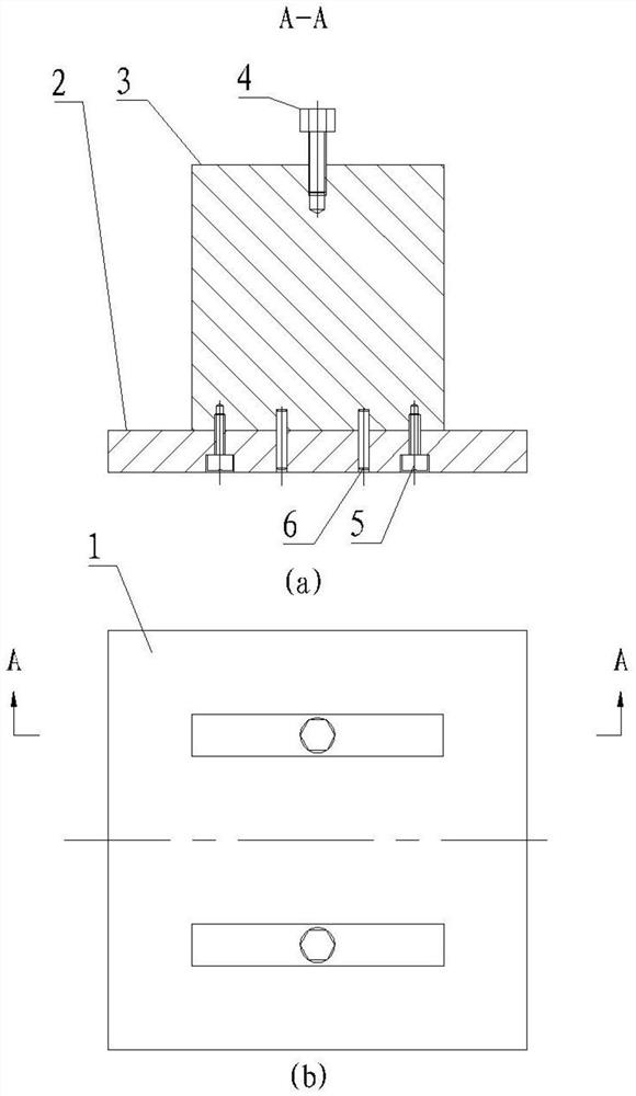 Base part machining method and tool