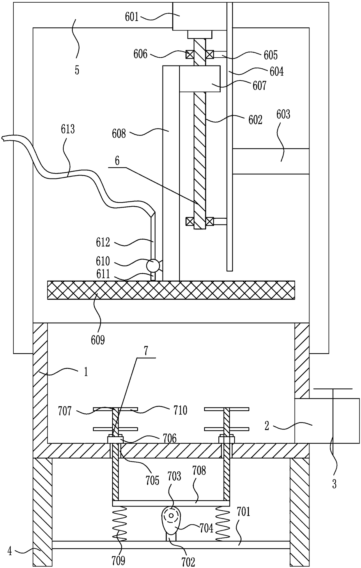 Sediment sludge dewatering device