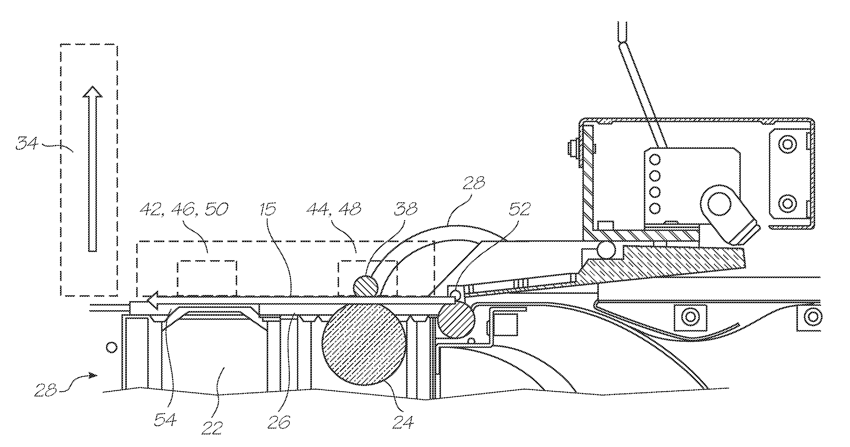 Printing system with ink accumulators for hydrostatic pressure regulation