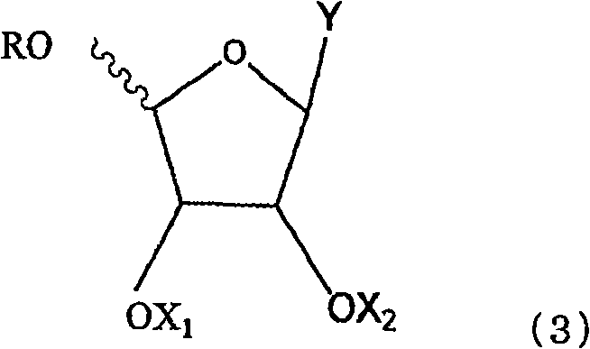 Method for production of furanose derivative