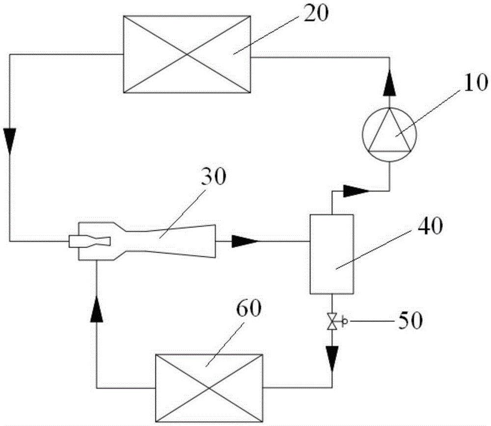 A gas-liquid separator with liquid storage and liquid discharge functions