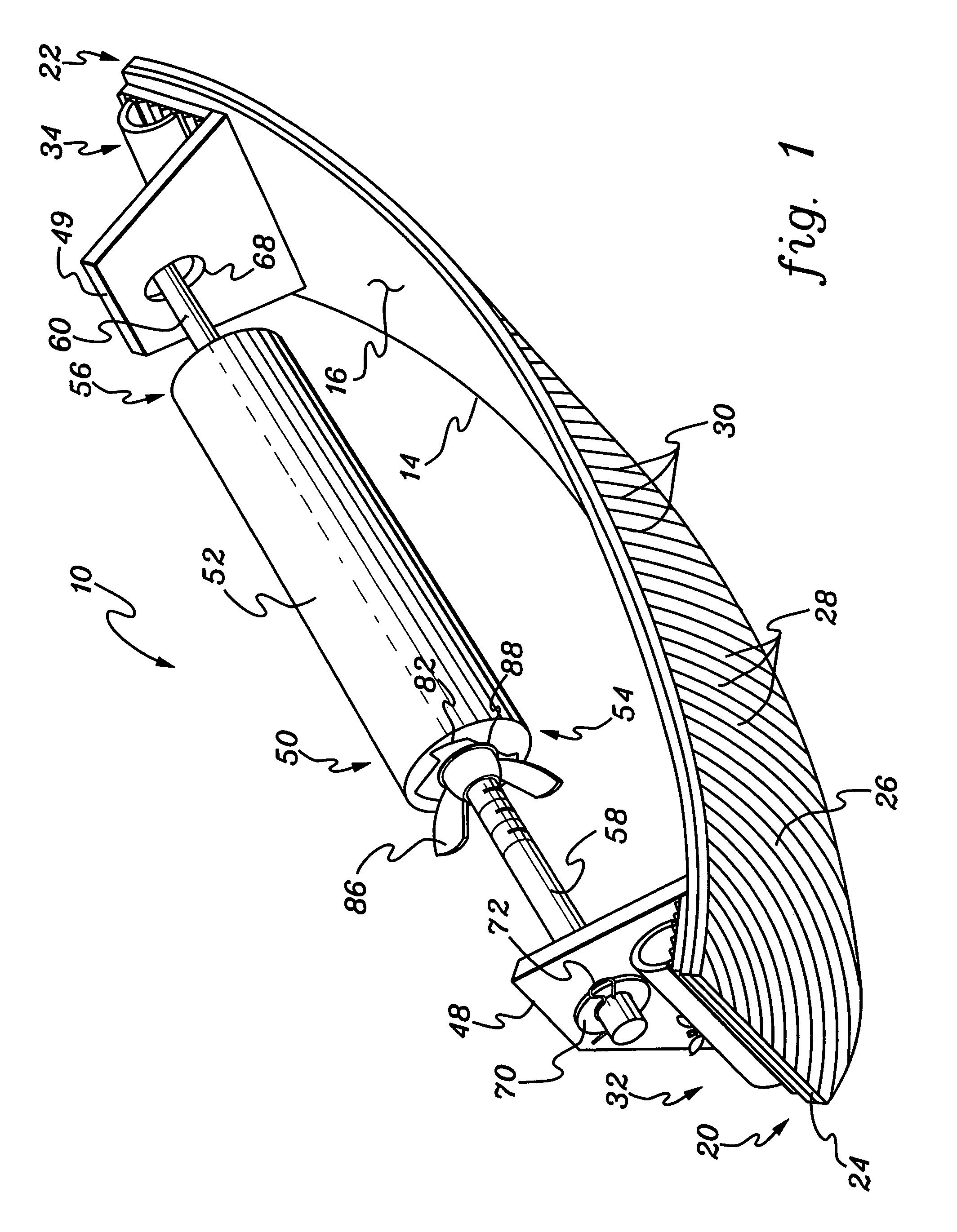Tool having an adjustable curved working surface and a method for using the tool
