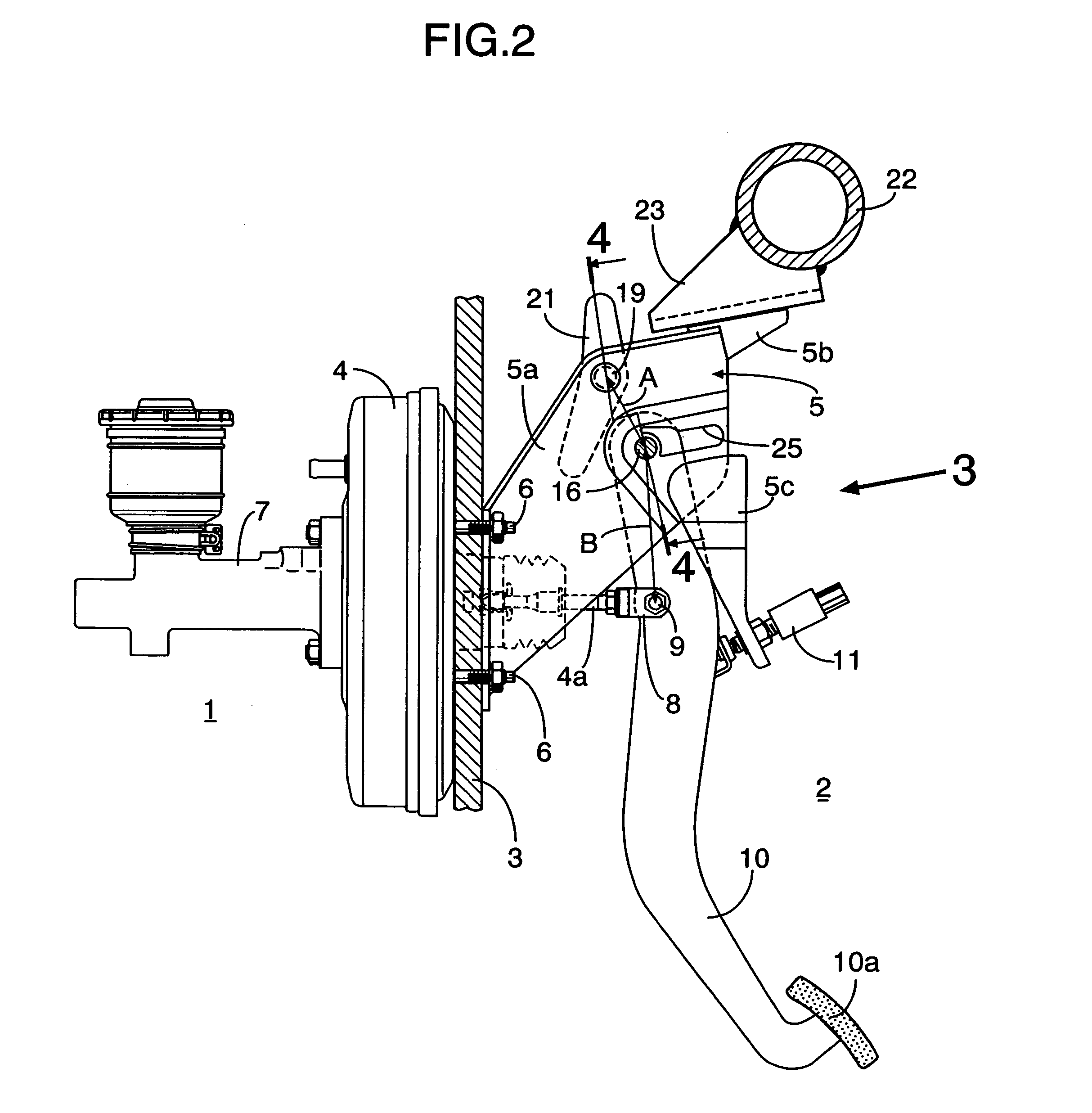 Operating pedal system of automobile