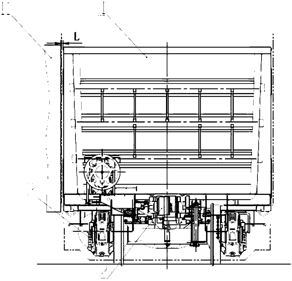 Open wagon suitable for high-frequent unloading of car dumper