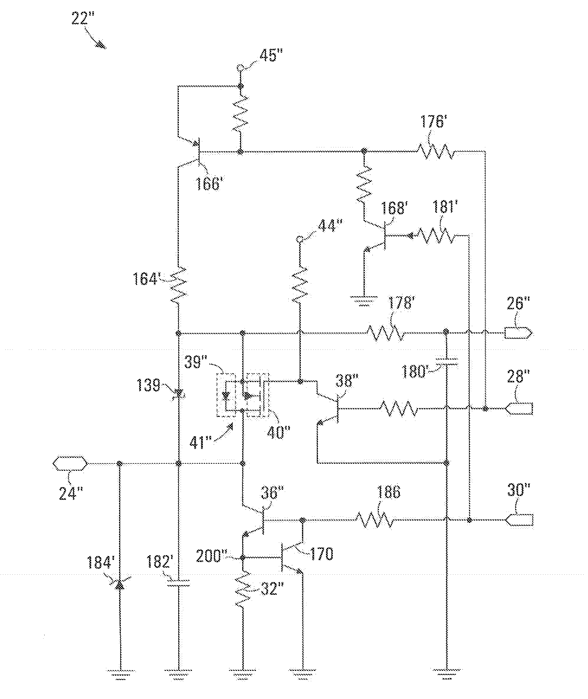 Input/output interface circuit with overpower protection