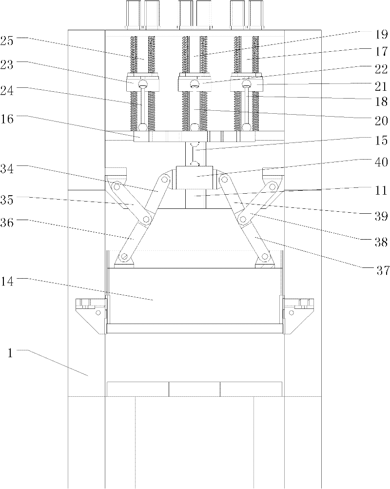 Twelve-motor parallel drive multi-link mechanical servo press