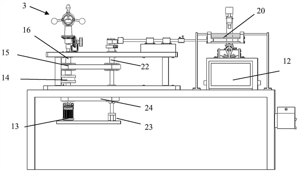 An optical measurement device for the surface friction and lubrication performance of a reciprocating friction pair