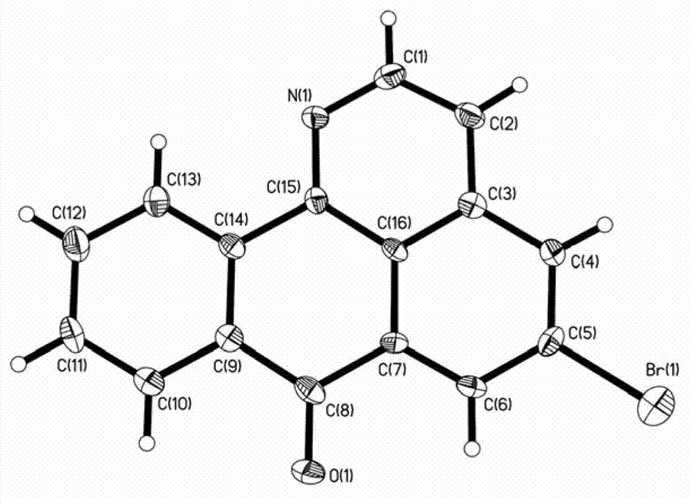 5-bromo oxoisoaporphine, and synthesis method and application thereof