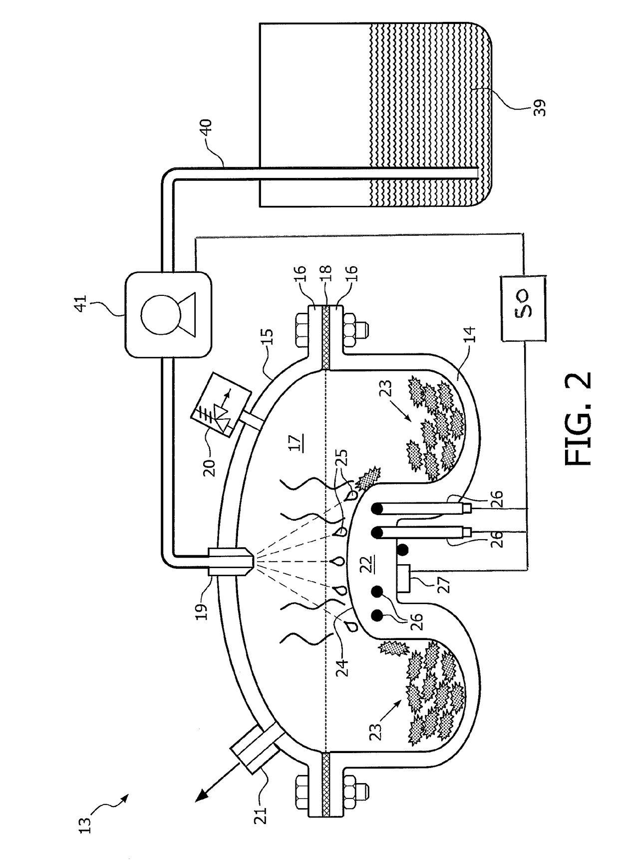 Apparatus for generating steam