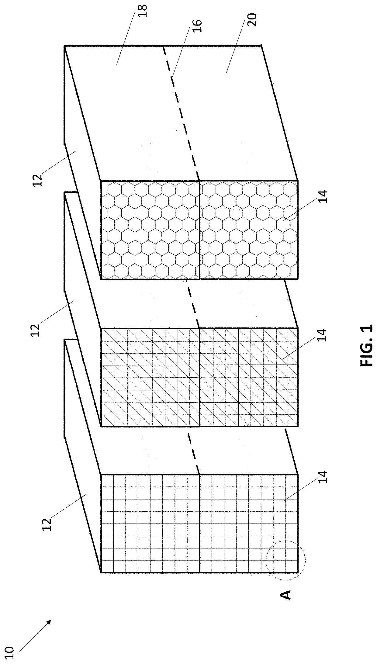 Filtration structure for carbon dioxide scrubber