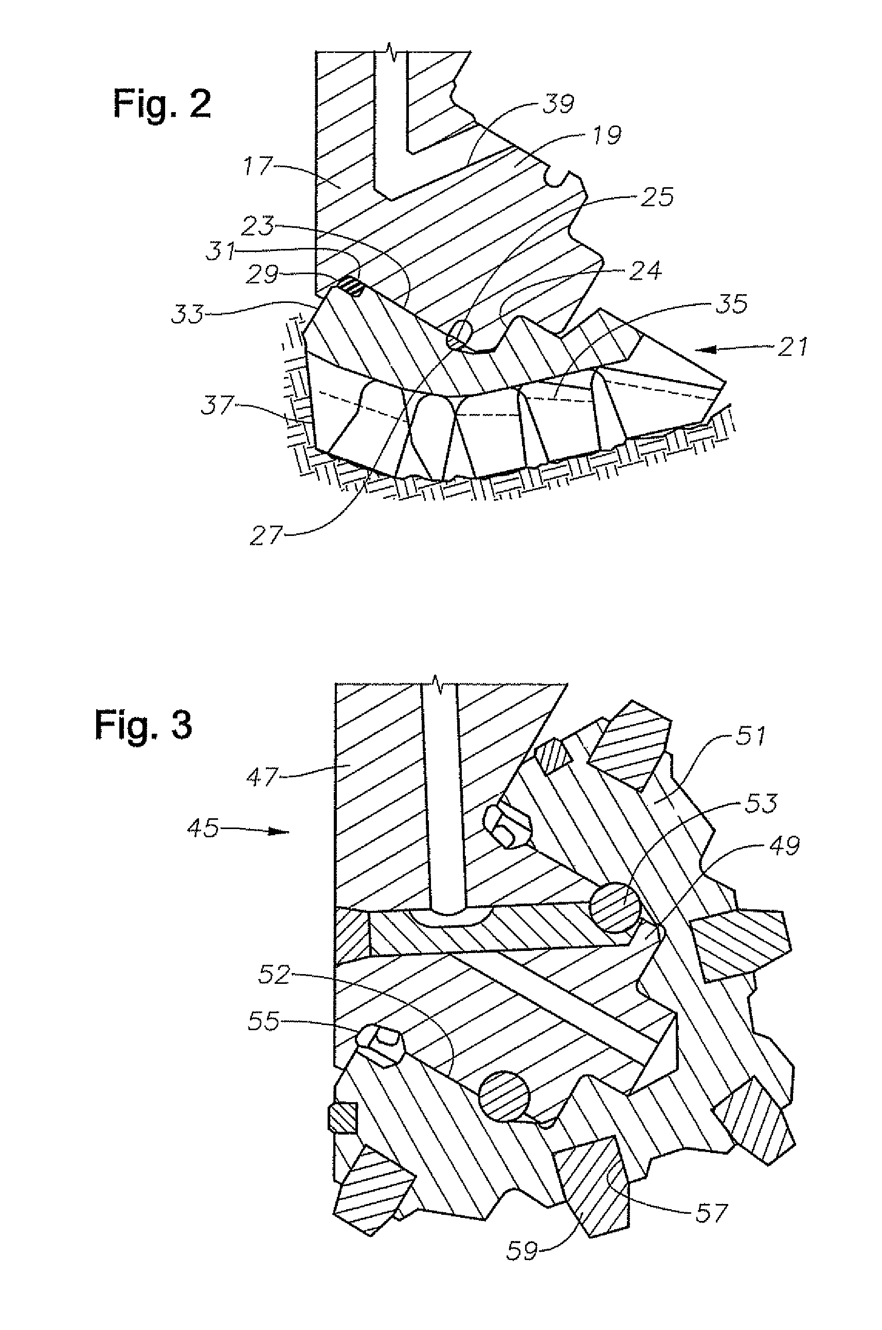 Cemented tungsten carbide rock bit cone