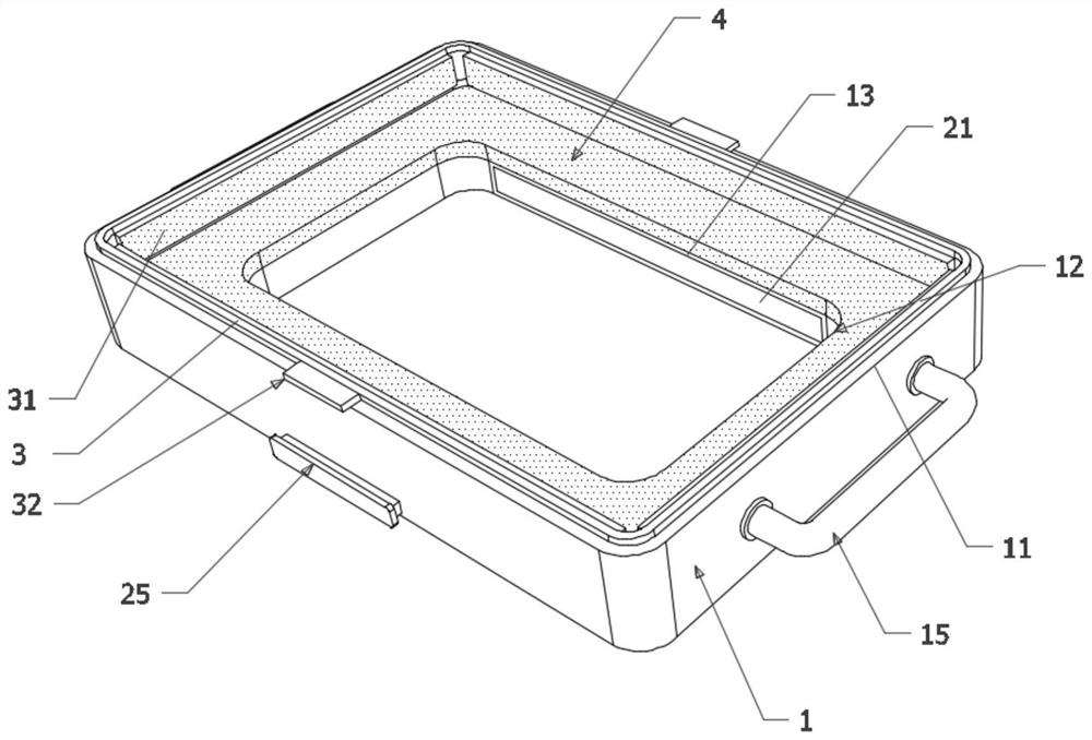 Plastic tray for artware packaging