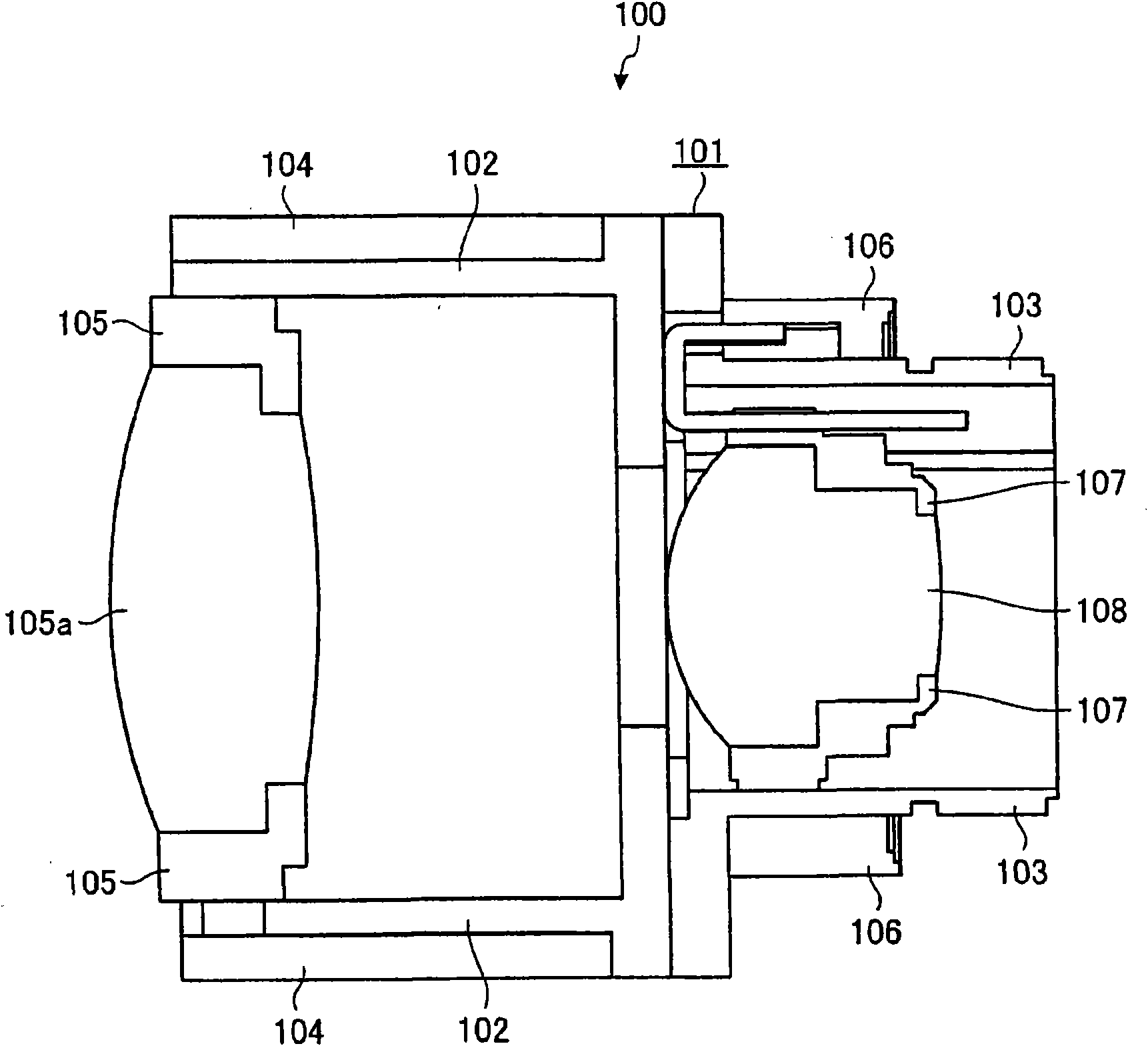 Optical device and camera device