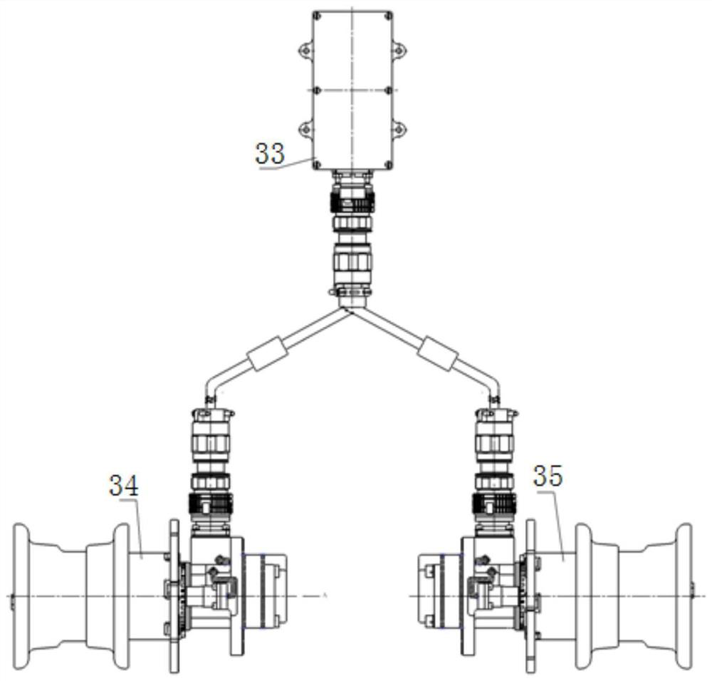 All-electric clamp type braking system