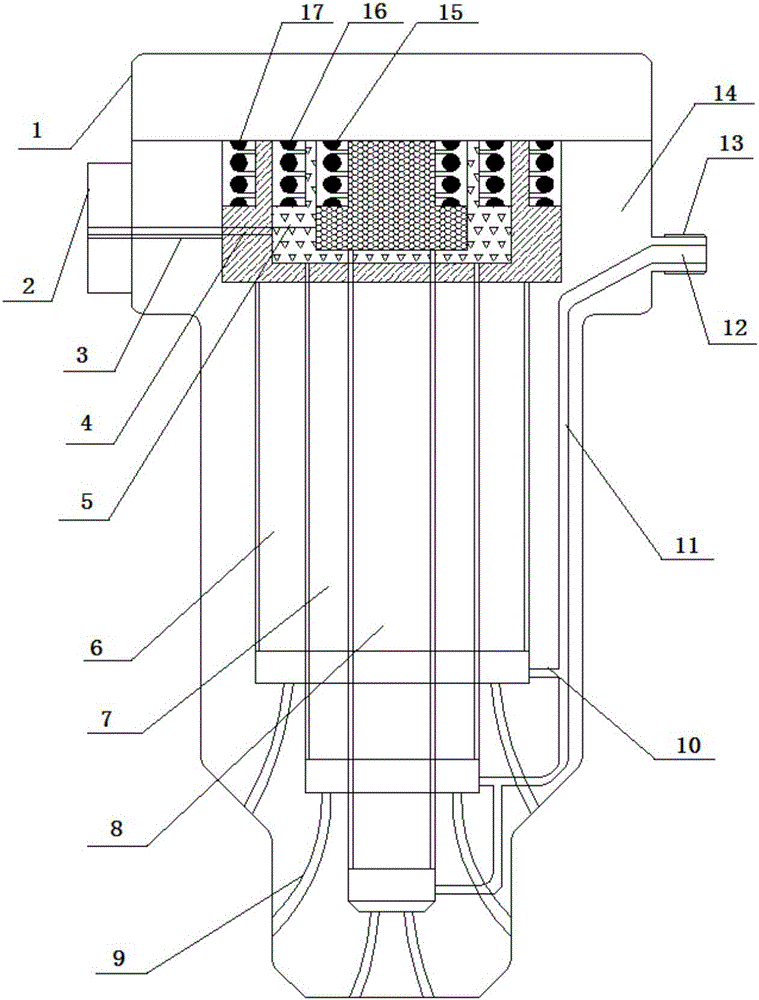 Device for realizing injection control policy of oil injector