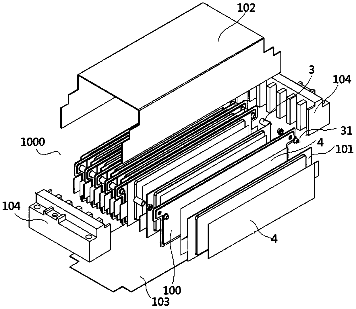 Battery thermal management module, battery module and battery pack