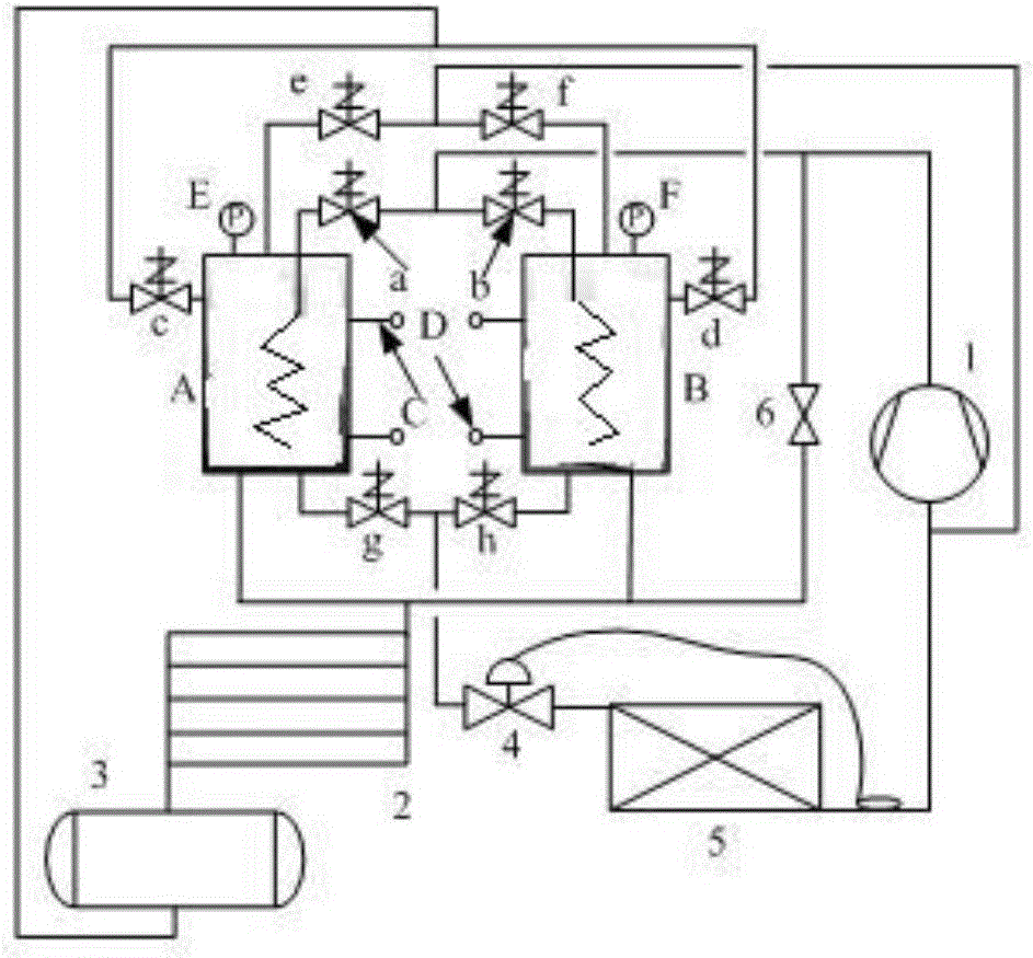 Refrigerating system adopting pressurizing tank to keep pressure of liquid refrigerant in front of thermostatic expansion valve constant