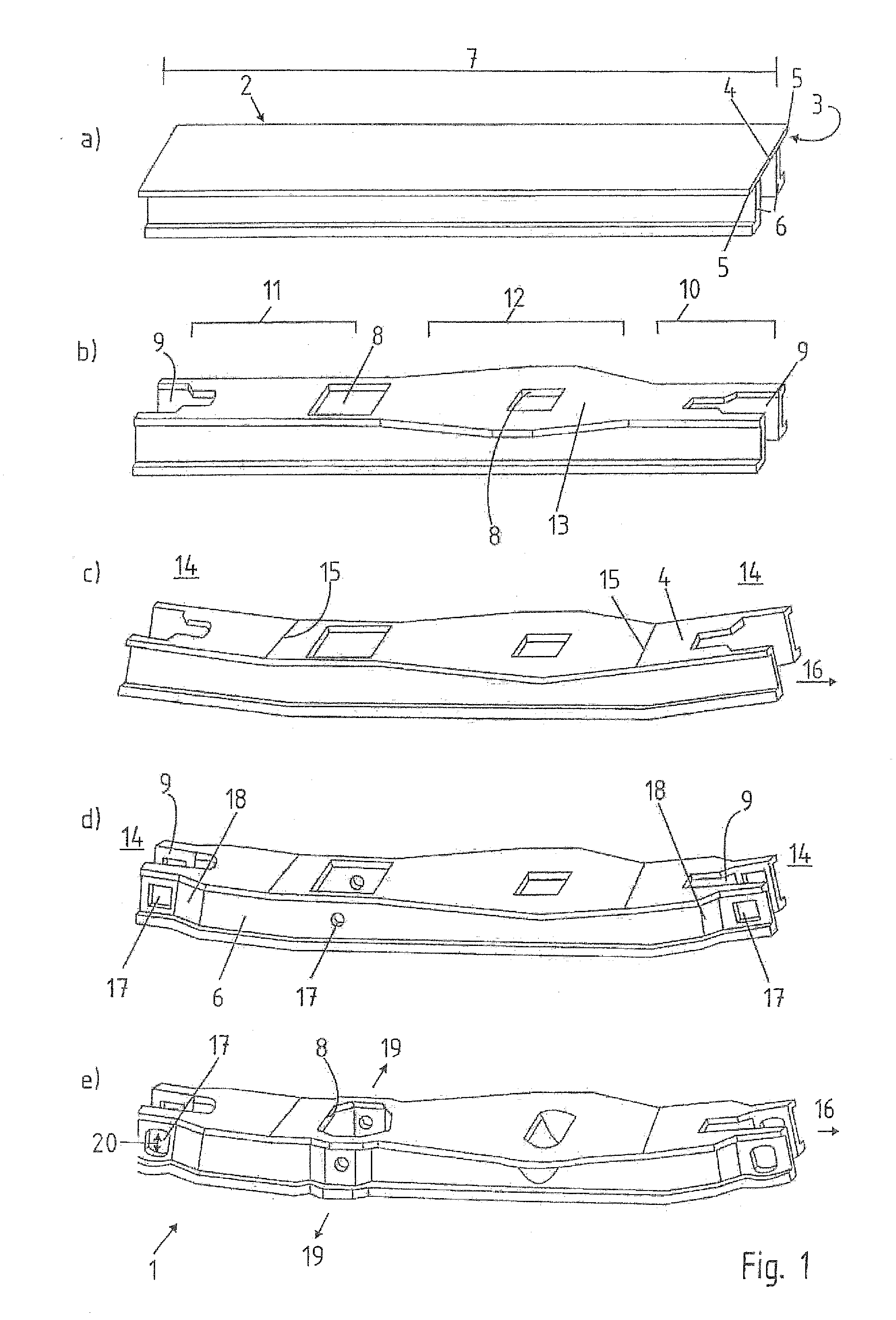 Method for producing a control arm, and a control arm